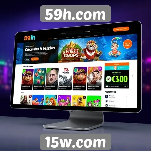 Análise da interface do usuário do 59h.com